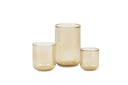 T-light holder bubble gold - Ø12 x 13cm - p4/16 