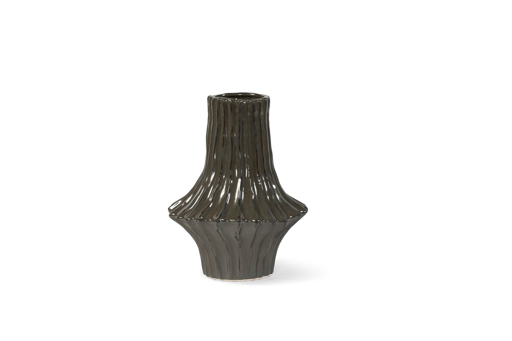 Vase stoneware green large - Ø26x35.5cm - p 1