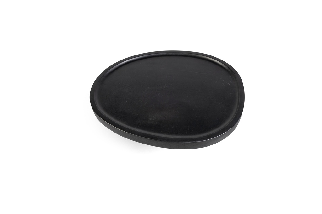 Organic tray smooth black finish - 40x34x2.5 cm - p 1