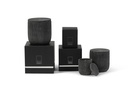 Scented candle candlepot concrete black medium - Ø12 x 13cm - 2 int.cot.wicks - p 4 